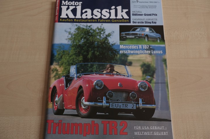 Deckblatt Motor Klassik (09/1993)